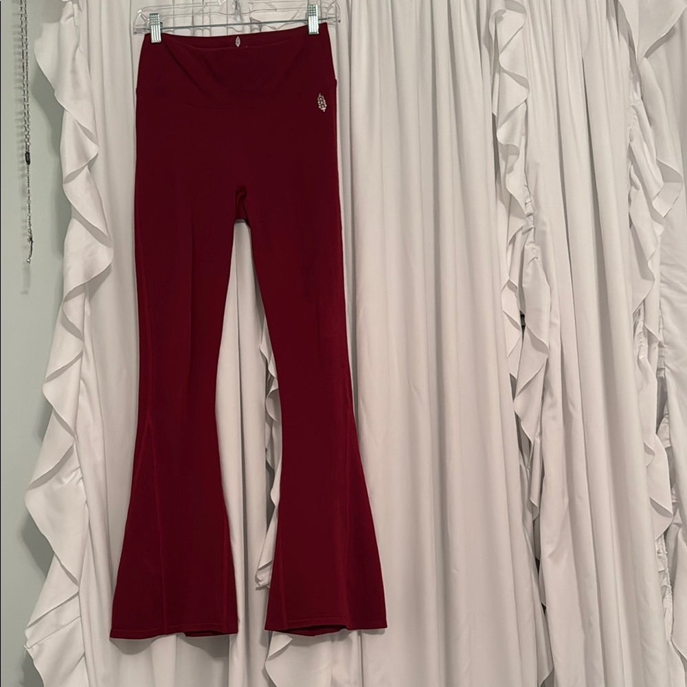 FP Movement Women's Red Flared Pants